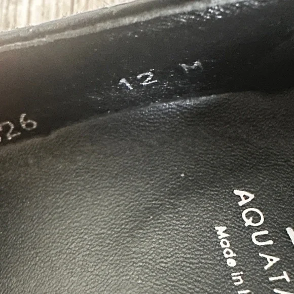 NWOT AQUATALIA CELE Black Pumps Size 12 M - Picture 6 of 7